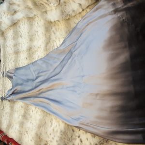 Jones New York, silk periwinkle/lavender silk gown